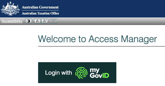 Step 1: Login to ATO Access Manager