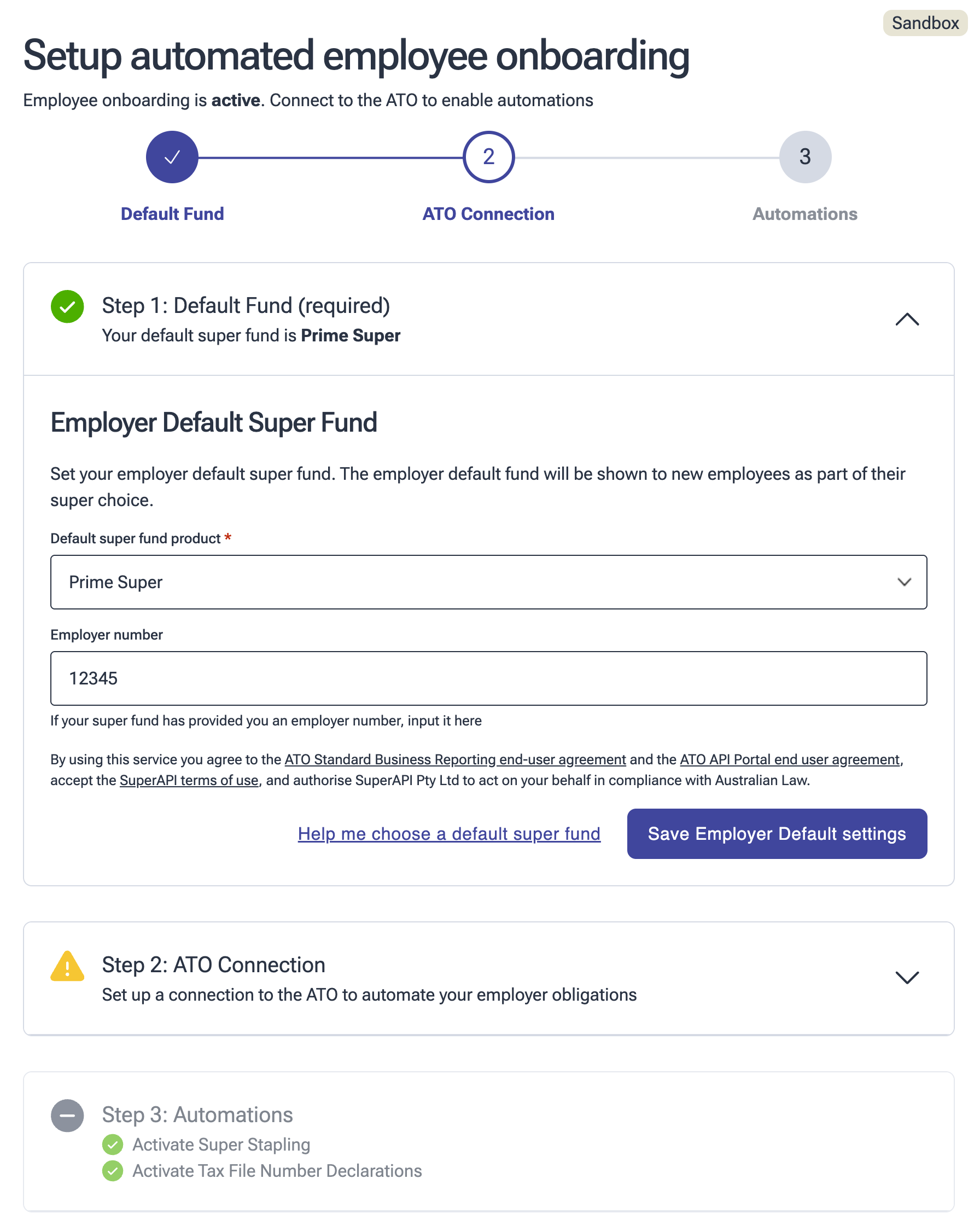 Employer embed
